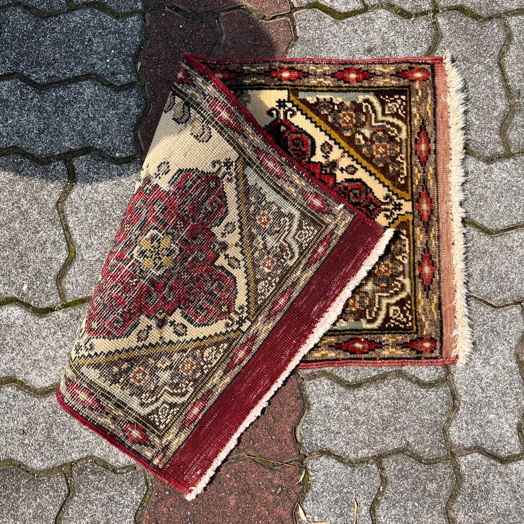 トルクメン 手織り絨毯 ペルシャ ヴィンテージ