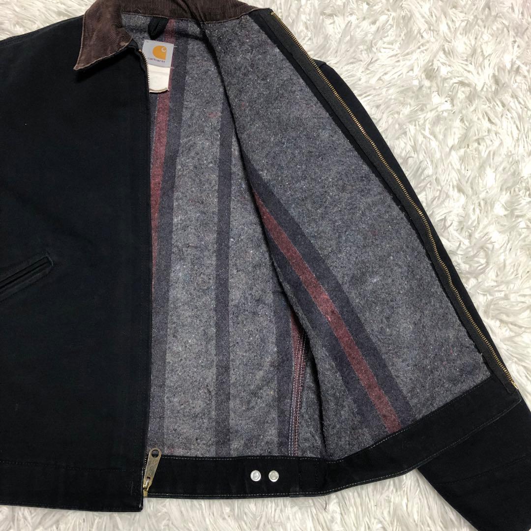 カーハート　デトロイトジャケット　ブラック　Sサイズ　ブランケット