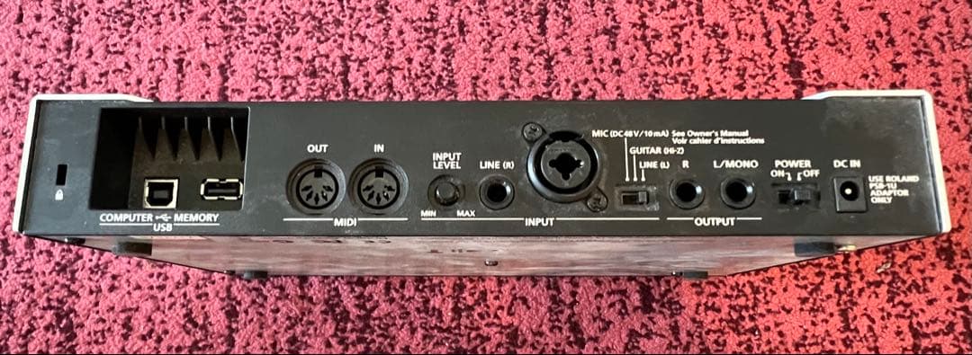 Roland SonicCell + MIDIインターフェース