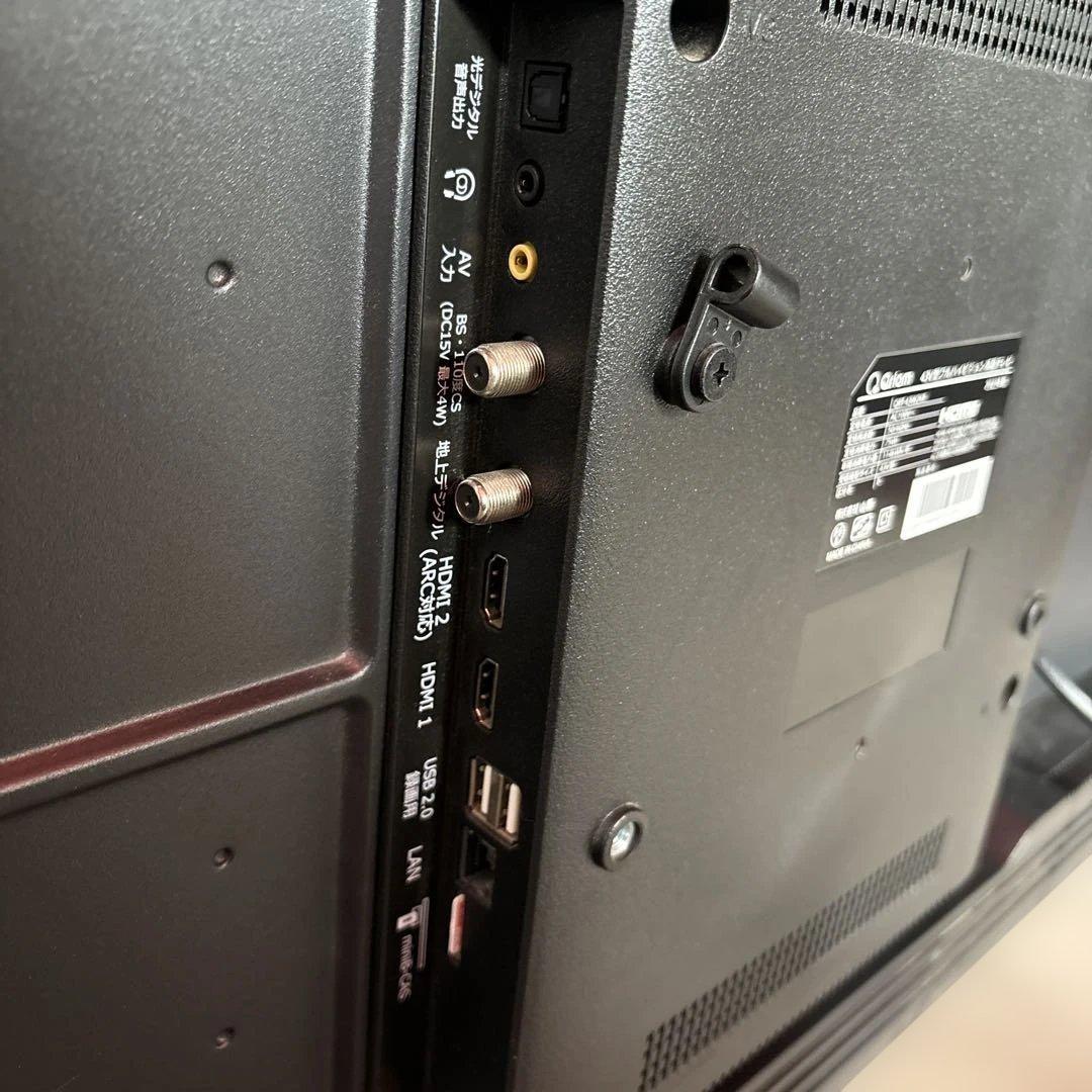 Qriom 43V型 フルハイビジョン液晶テレビ QRT-43W2KRリモコン有