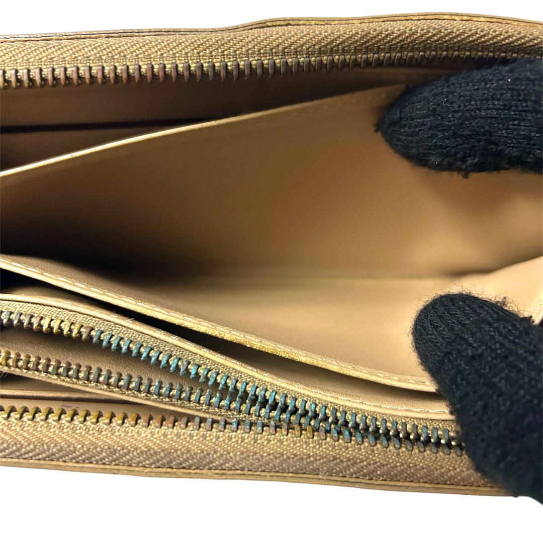 ルイヴィトン ヴェルニ 長財布 ジッピーウォレット イエロー系 モノグラム