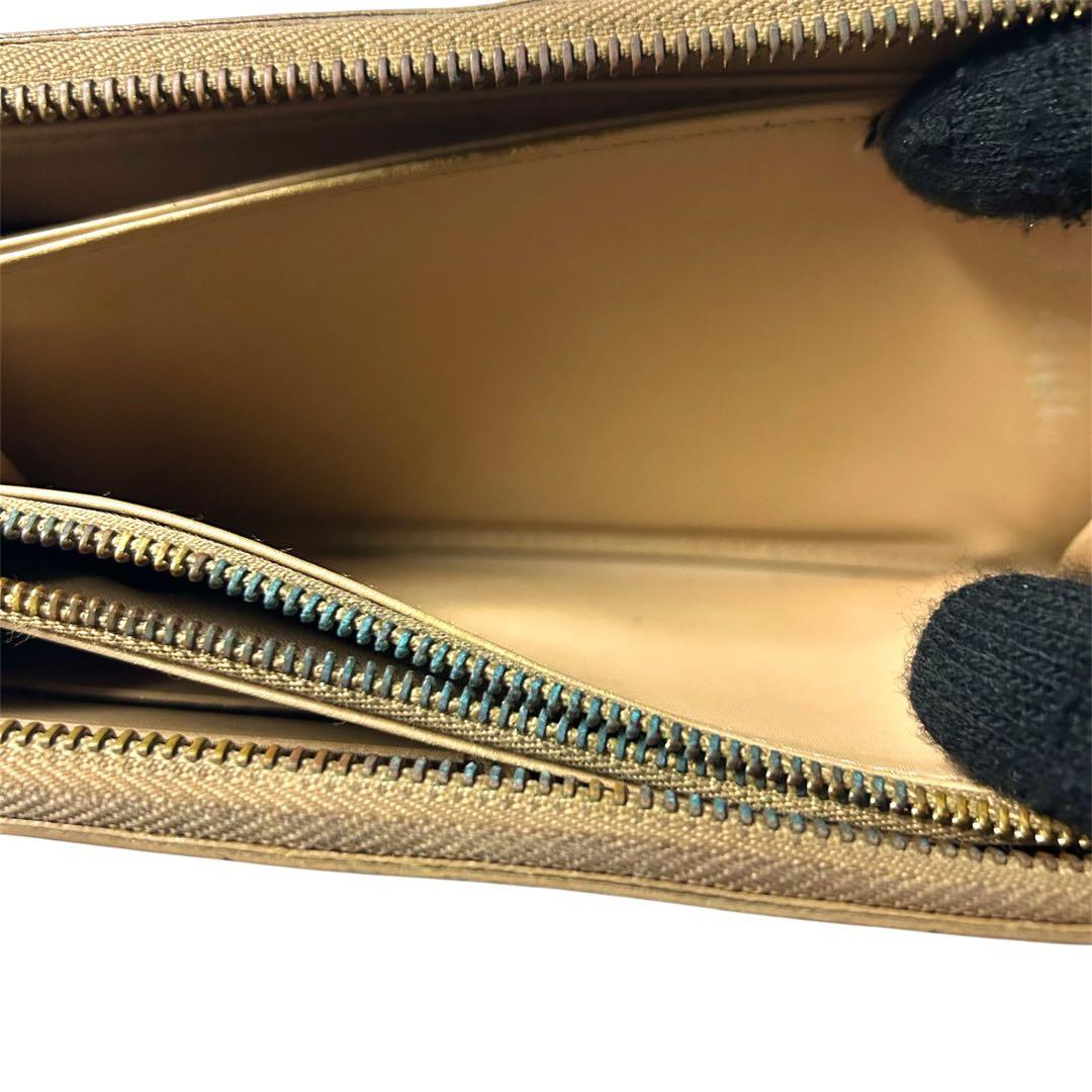 ルイヴィトン ヴェルニ 長財布 ジッピーウォレット イエロー系 モノグラム