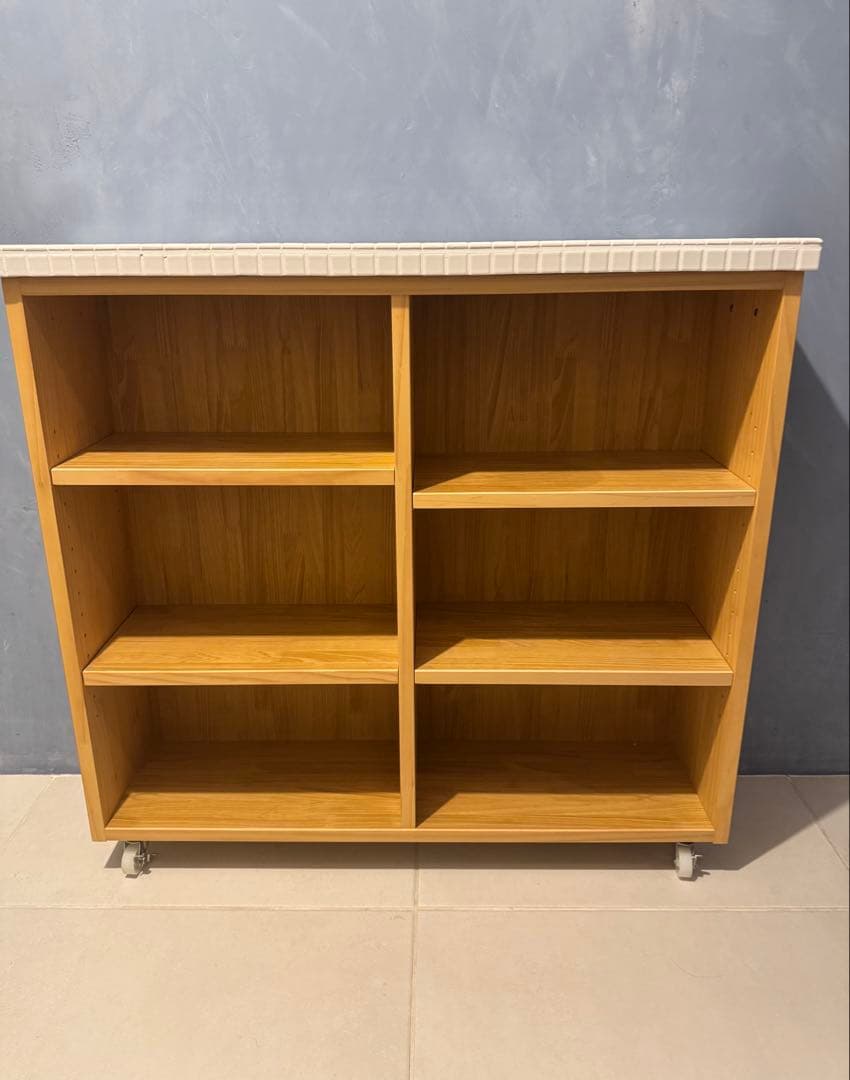 MOMO NATURAL スリムタイルワゴンL