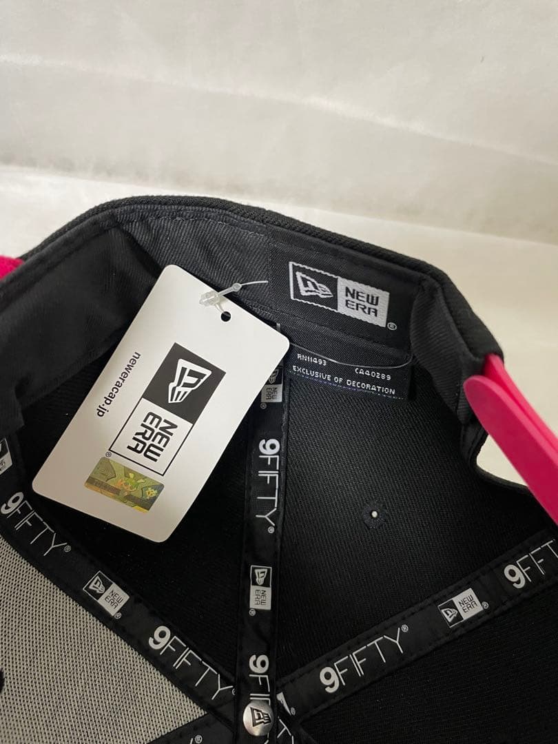 希少 NEW ERA 9FIFTY GIANTS ブラック×ピンク キャップ