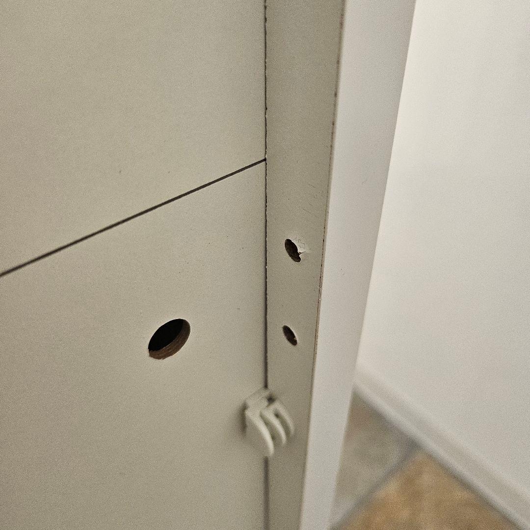 IKEA HAUGA ハウガ キャビネット 本棚 食器棚 ホワイト