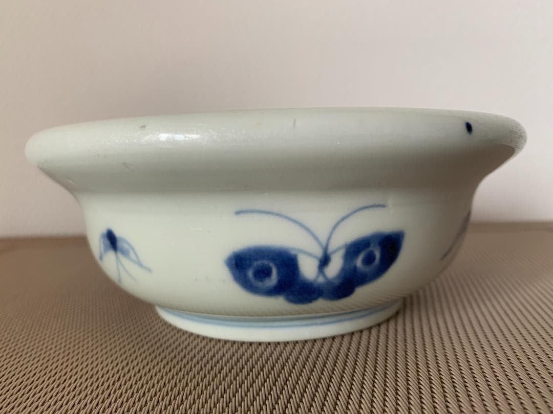 ✨SALE✨染付中鉢３種　幕末～明治期　レトロ　アンティーク　時代骨董