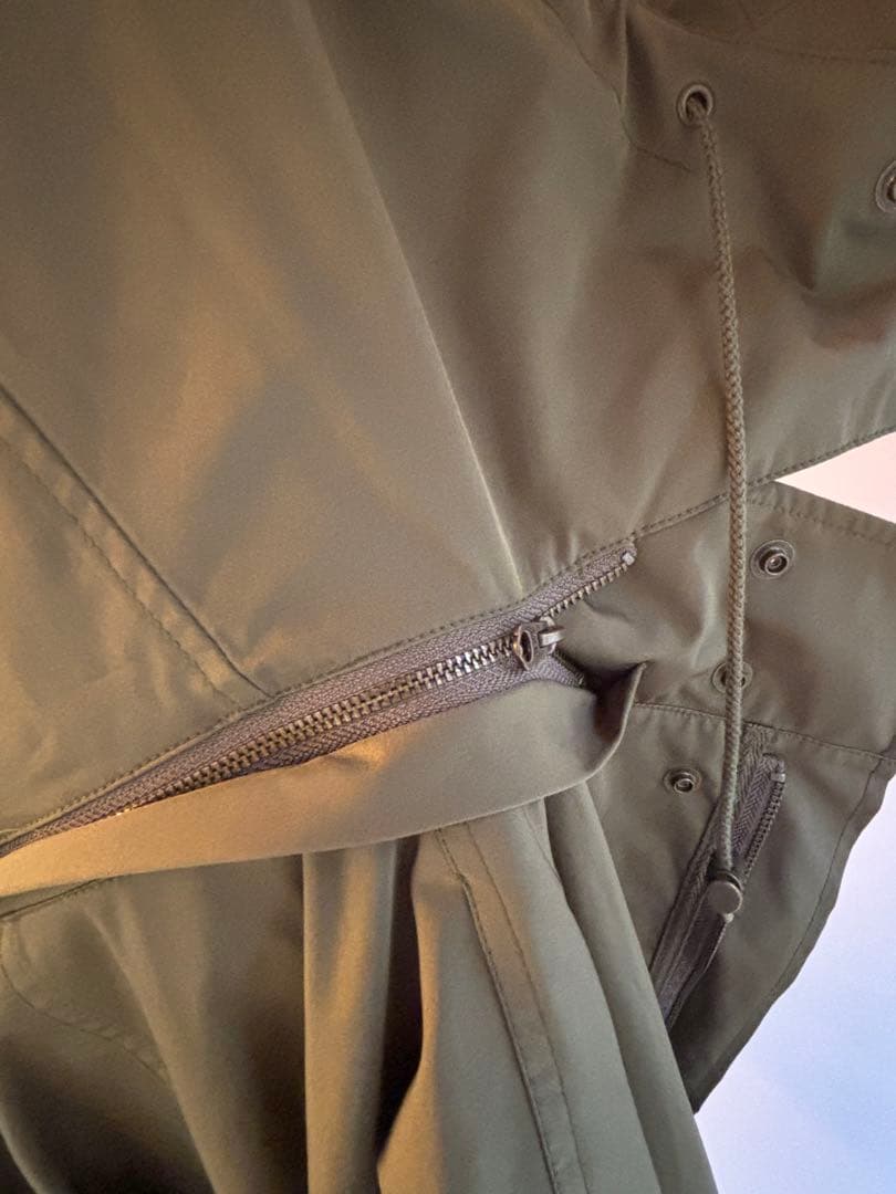 ライナーコート付きオリーブグリーン モッズコート フード付き　38サイズ