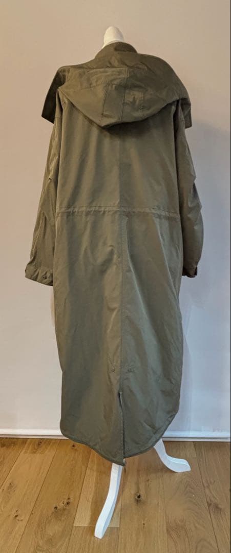 ライナーコート付きオリーブグリーン モッズコート フード付き　38サイズ