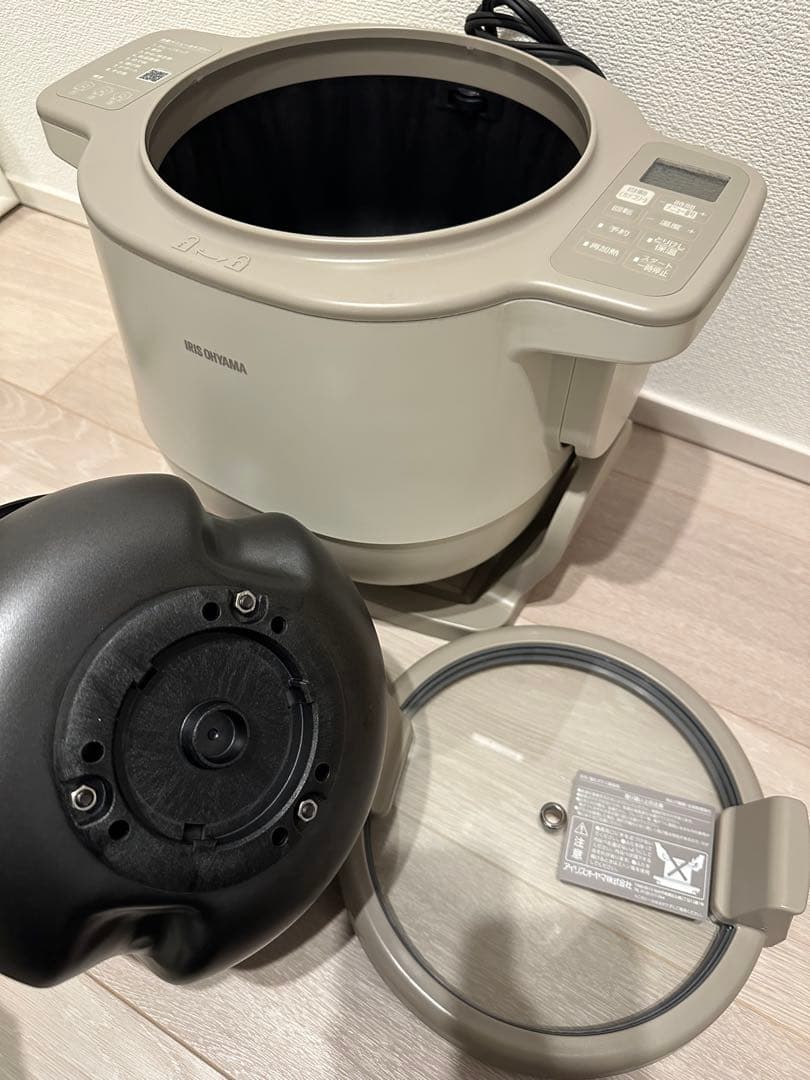 アイリスオーヤマ シェフドラム 自動調理鍋 自動かくはん式調理機