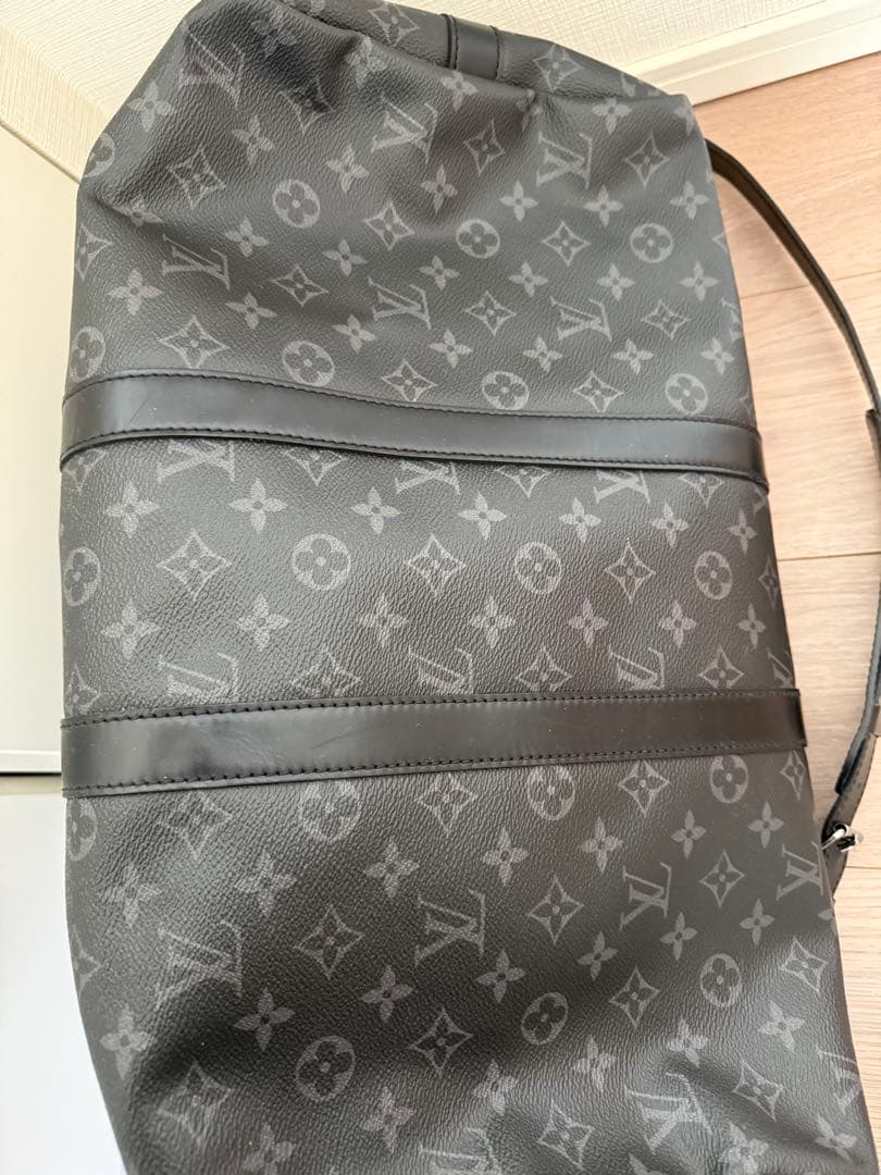 ルイヴィトン モノグラムエクリプス キーポルバンドリエール45 ブラック