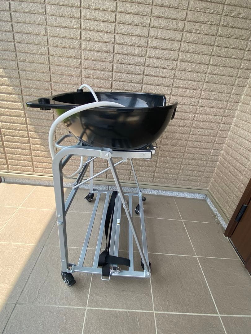 【折りたたみシャンプー台】 訪問理美容に!!