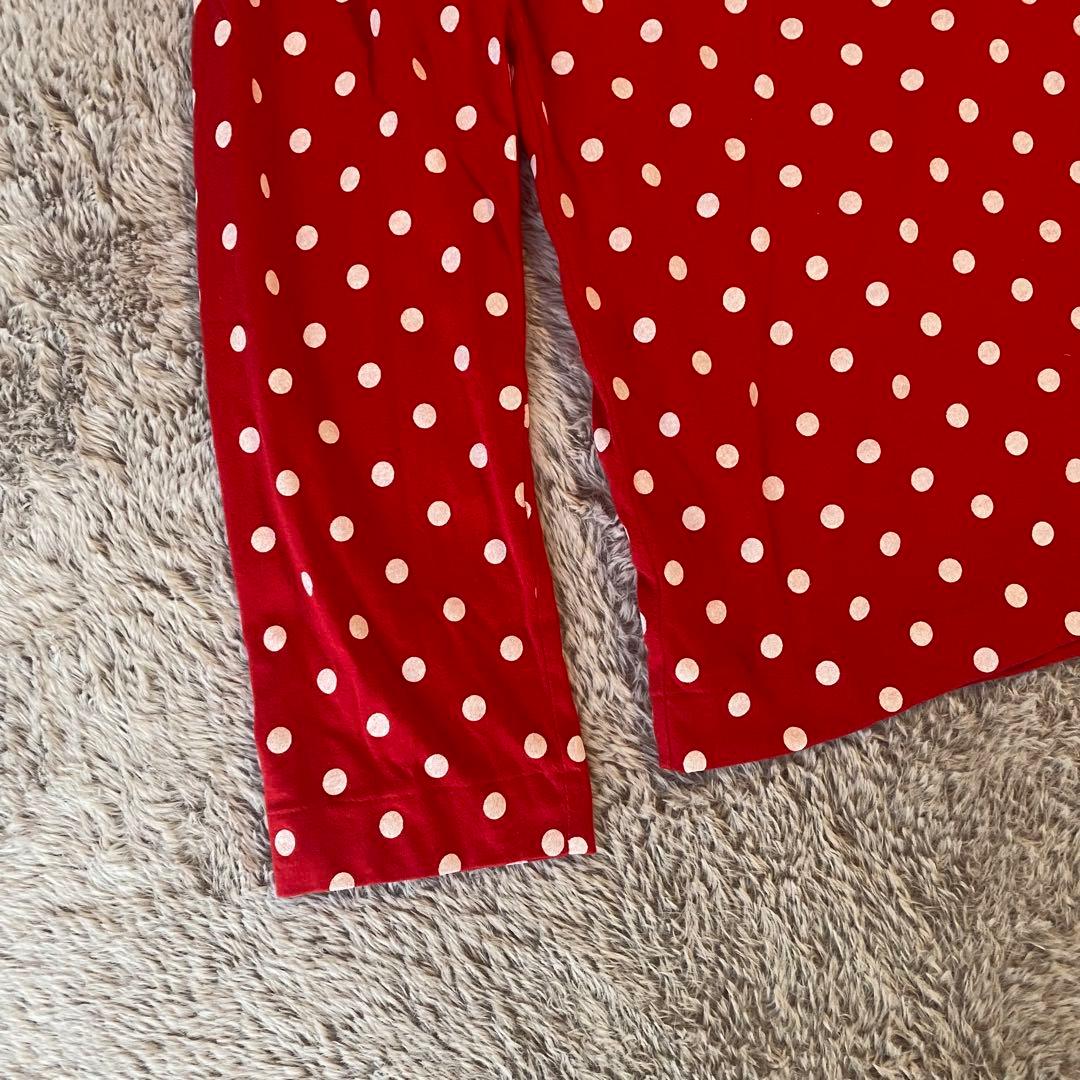 コムデギャルソン ロングtシャツ ドット柄 L