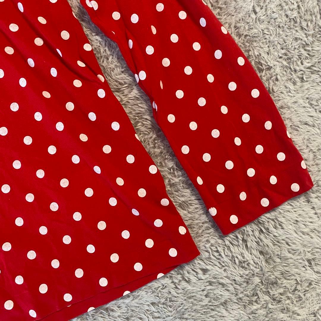 コムデギャルソン ロングtシャツ ドット柄 L