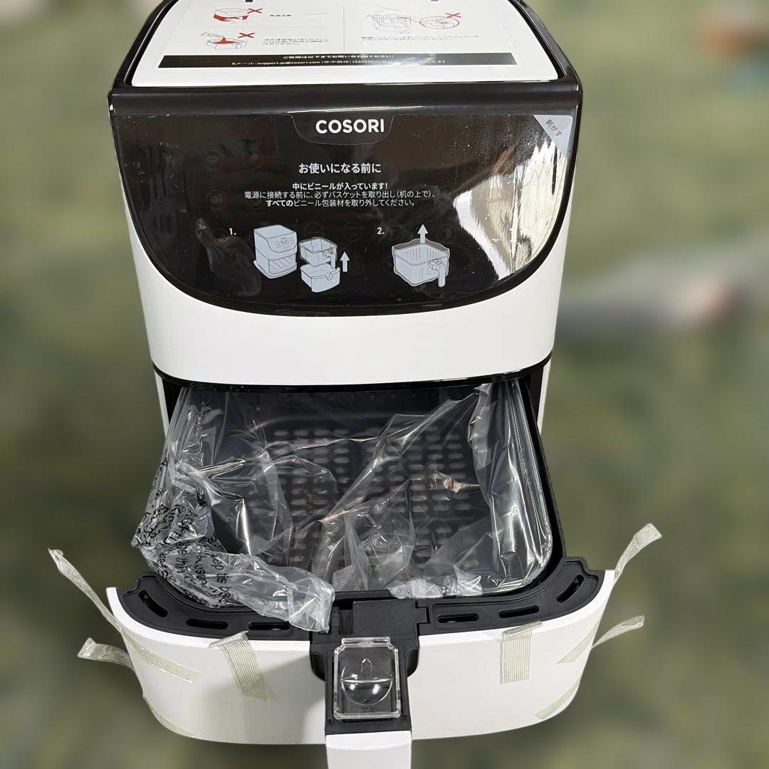 新品未使用COSORI エアフライヤー ホワイト 箱付き
