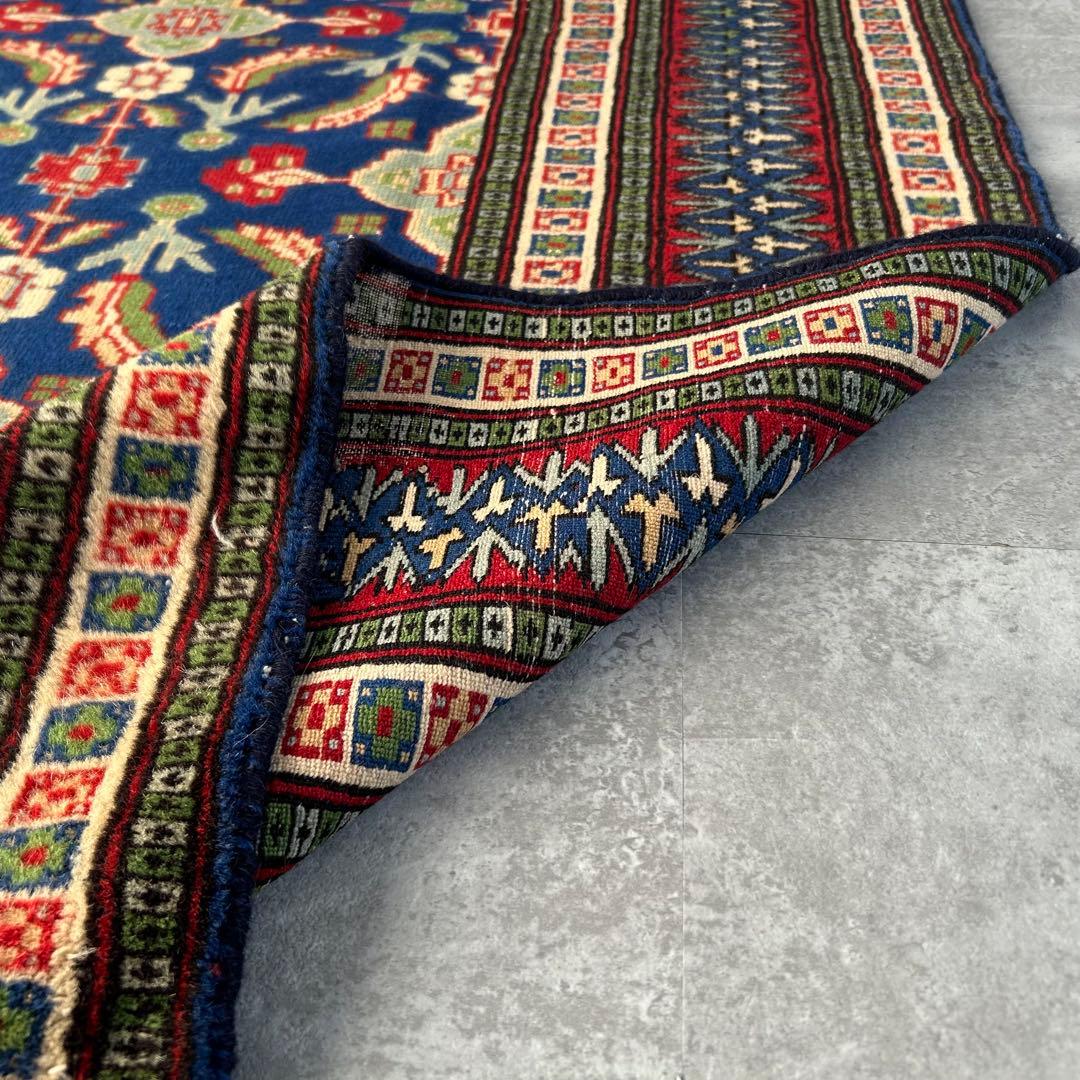 【1980s Vintage】151cm × 89cm ラホール産 ラグ