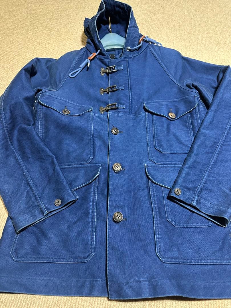 ナイジェルケーボン　カメラマンジャケット　インディゴ染め　サイズ48