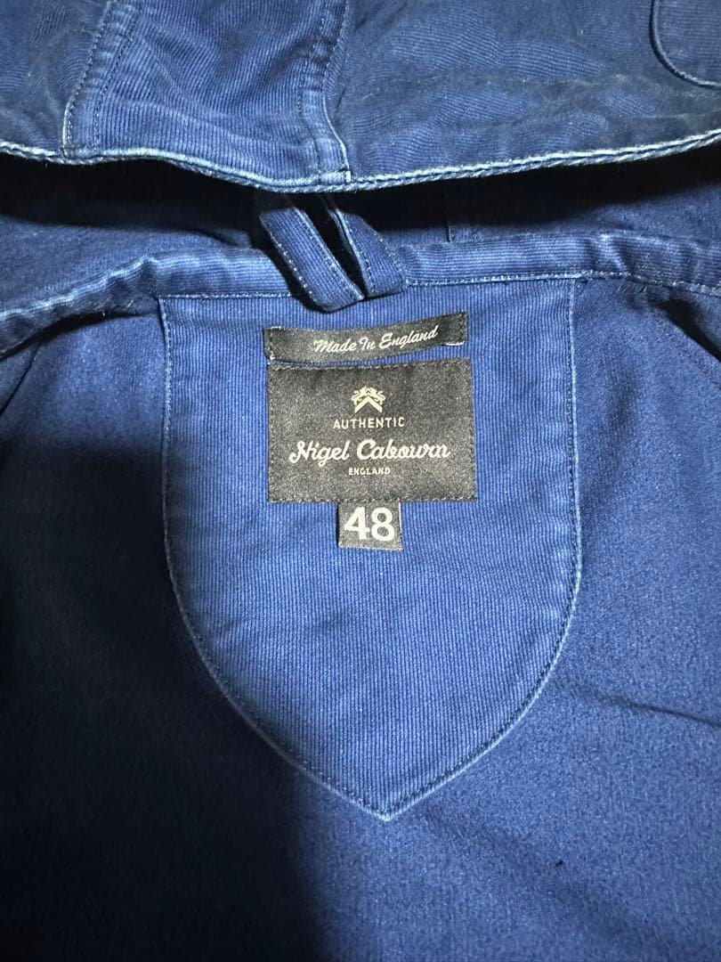 ナイジェルケーボン　カメラマンジャケット　インディゴ染め　サイズ48