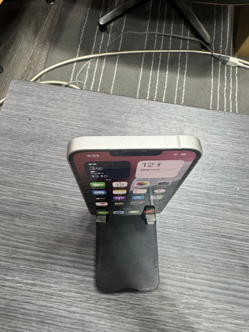 美品 iPhone13 128GB 白　SIMフリー　90%