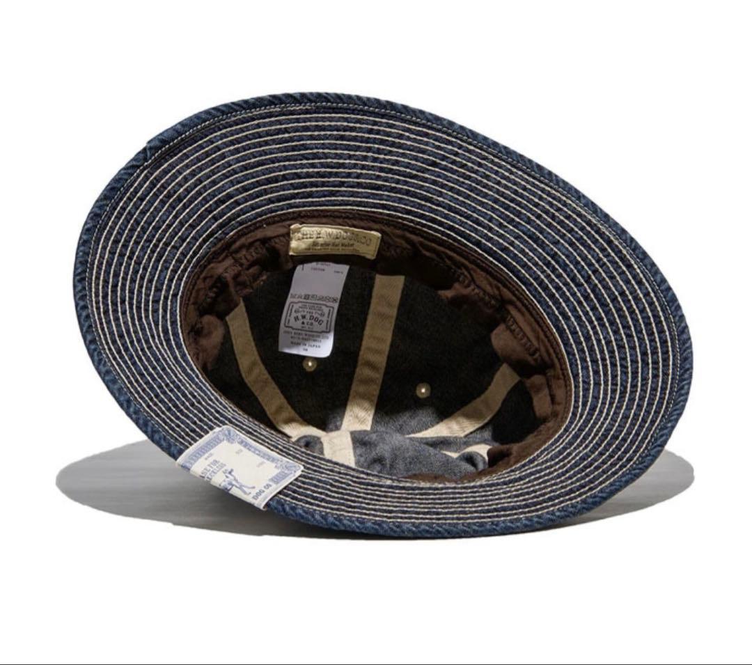 帽子 VINTAGE DENIM FATIGUE HAT H.W.DOG