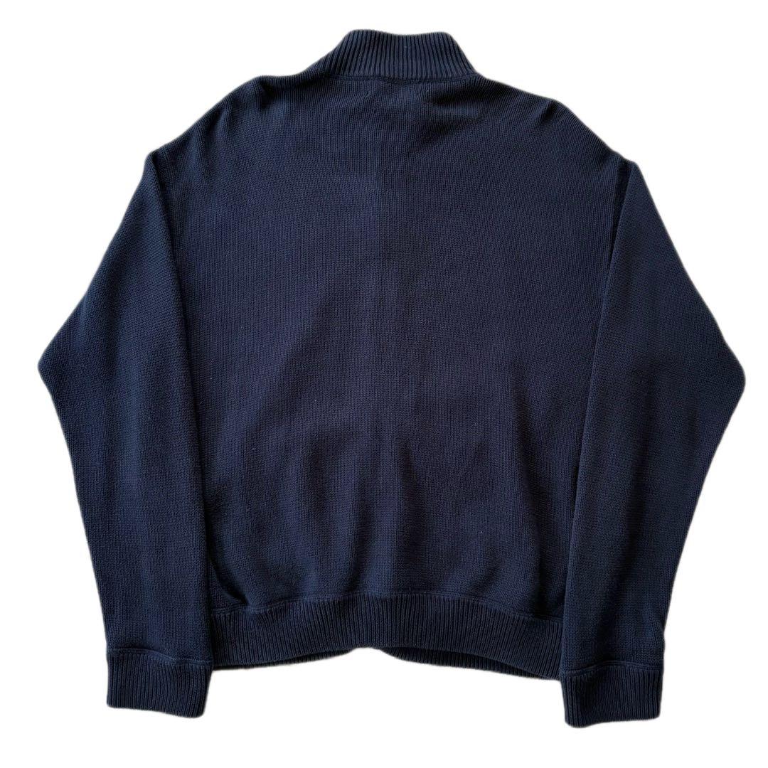 90s ラルフローレン　コットン　ドライバーズニット　ポニー無し