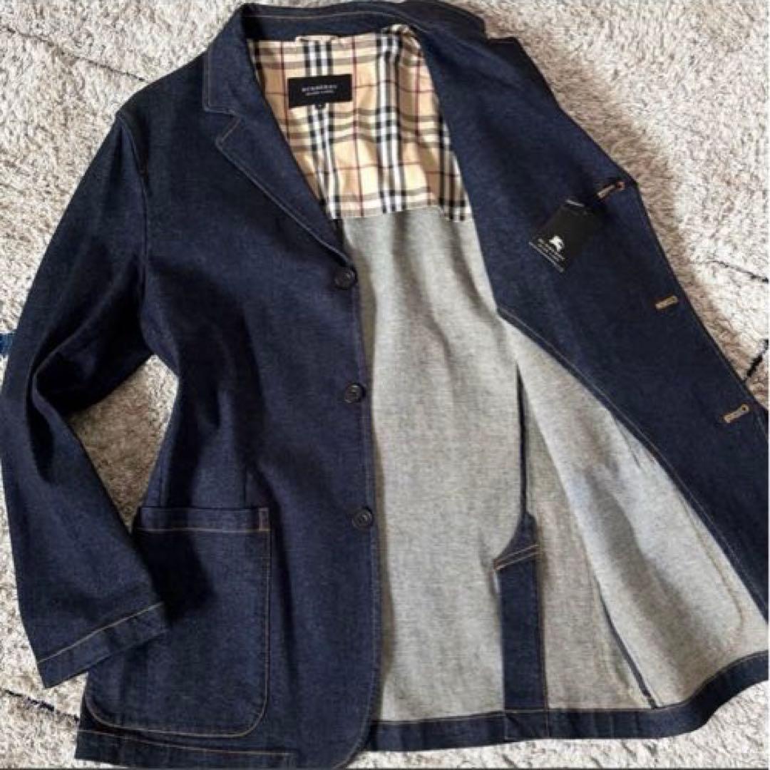 【タグ付き✨】希少！バーバリーブラックレーベル　デニムジャケット　カバーオール
