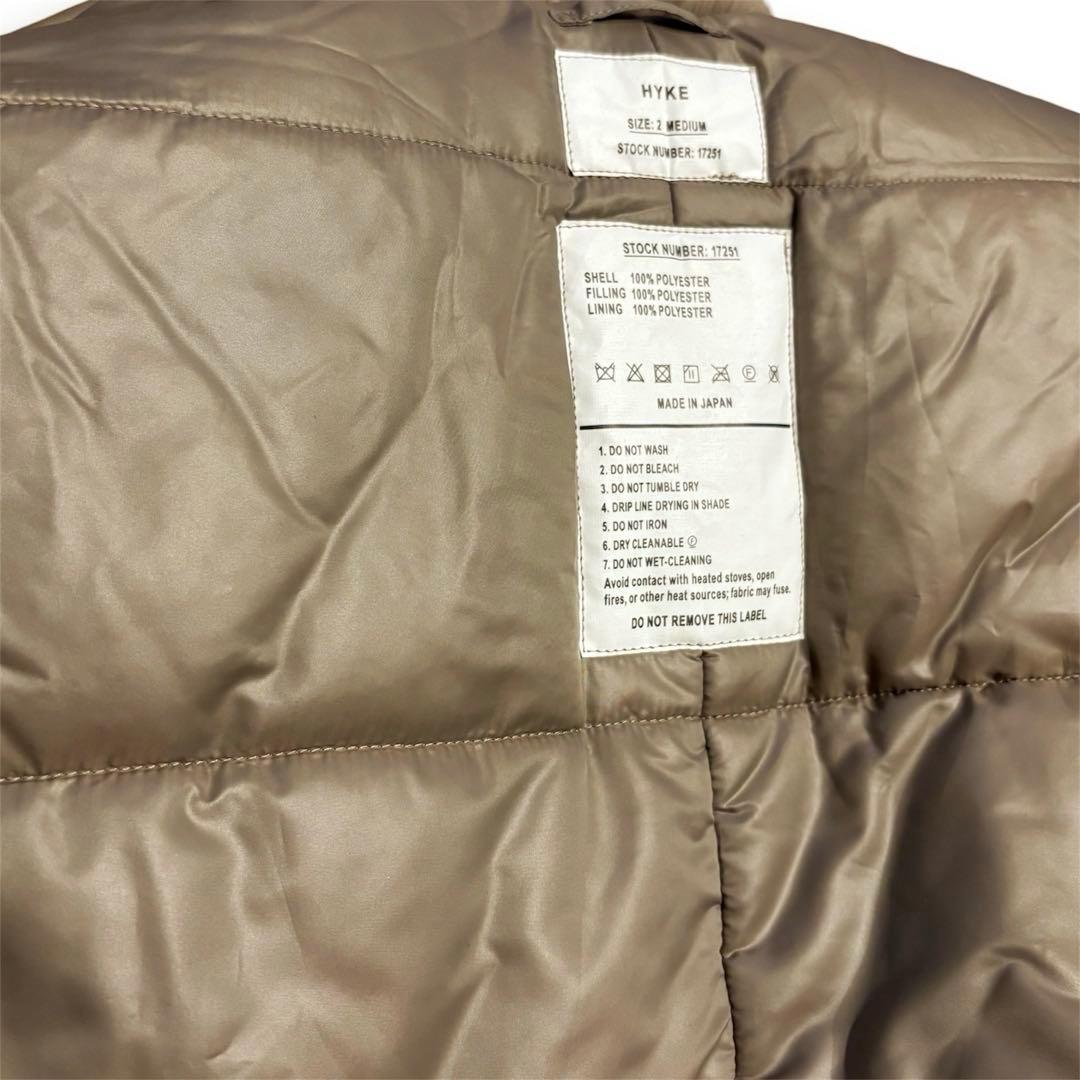 【HYKE】ハイク✨フェイクファーコート　リバーシブル　定価96800円