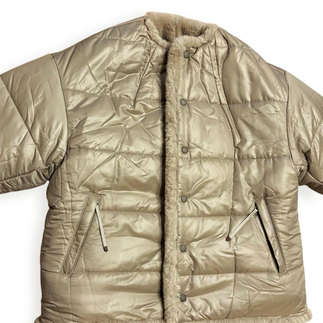 【HYKE】ハイク✨フェイクファーコート　リバーシブル　定価96800円