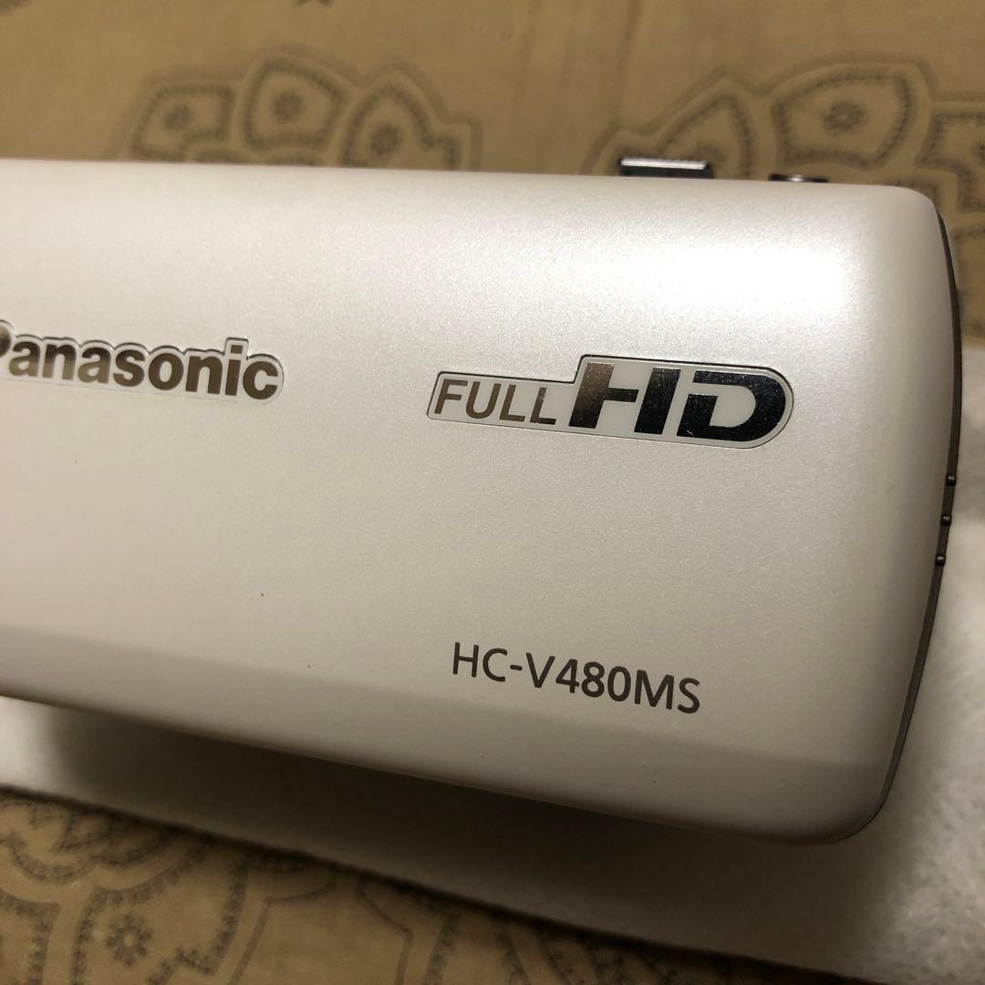 ほぼ新品 Panasonic HC-V480MS ビデオカメラ 完品
