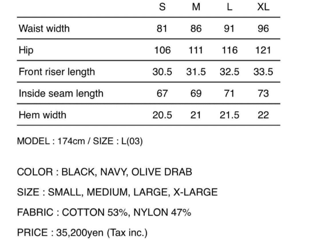 パンツ WTAPS MILT9602/TROUSERS/NYCO.RIPSTOP