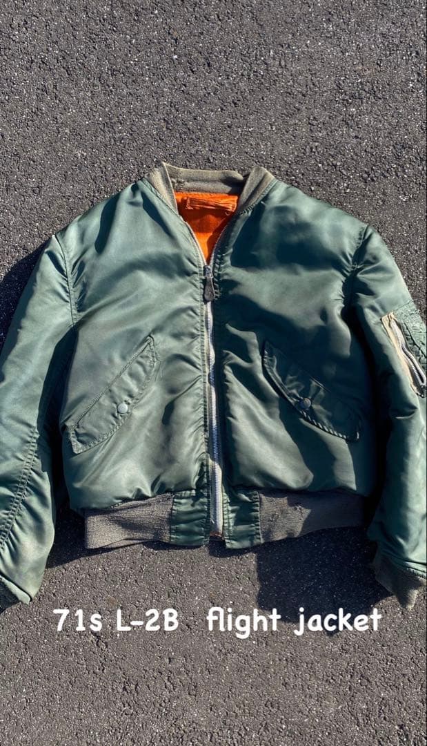 ジャケット・アウター 70s L-2B flight jacket
