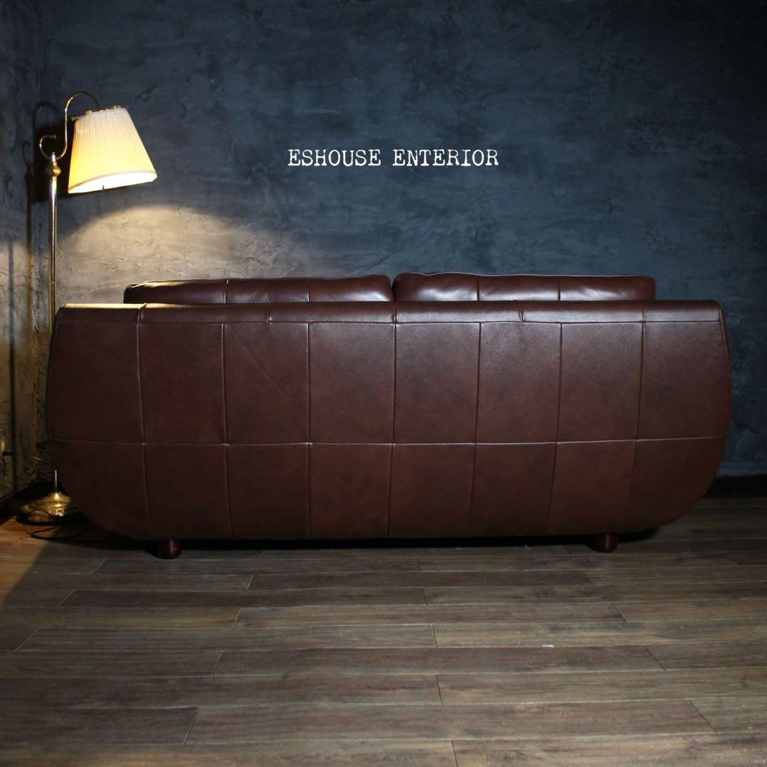 みなとフレンチソファ　本革　極上コレクターコンディション　ソファ