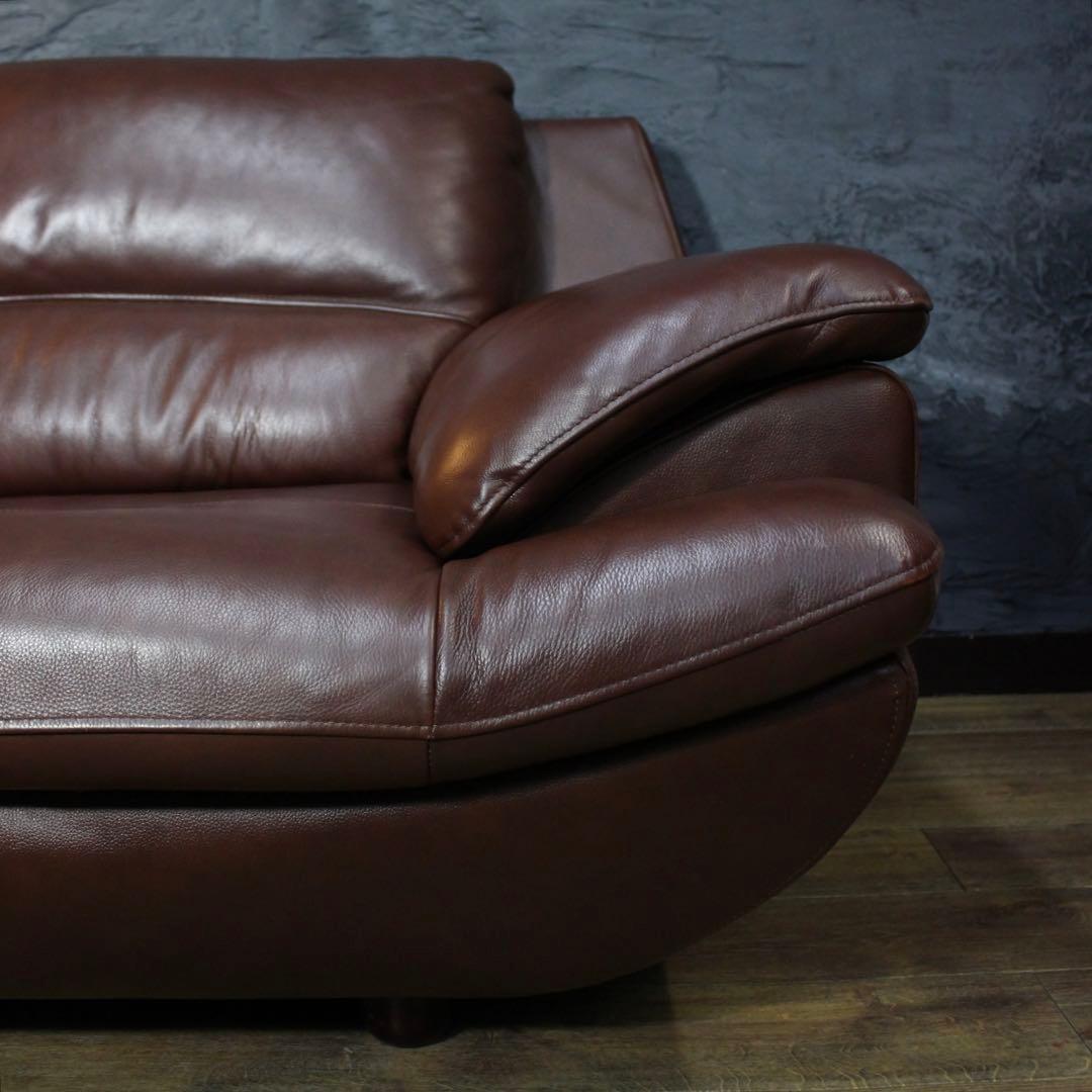 みなとフレンチソファ　本革　極上コレクターコンディション　ソファ