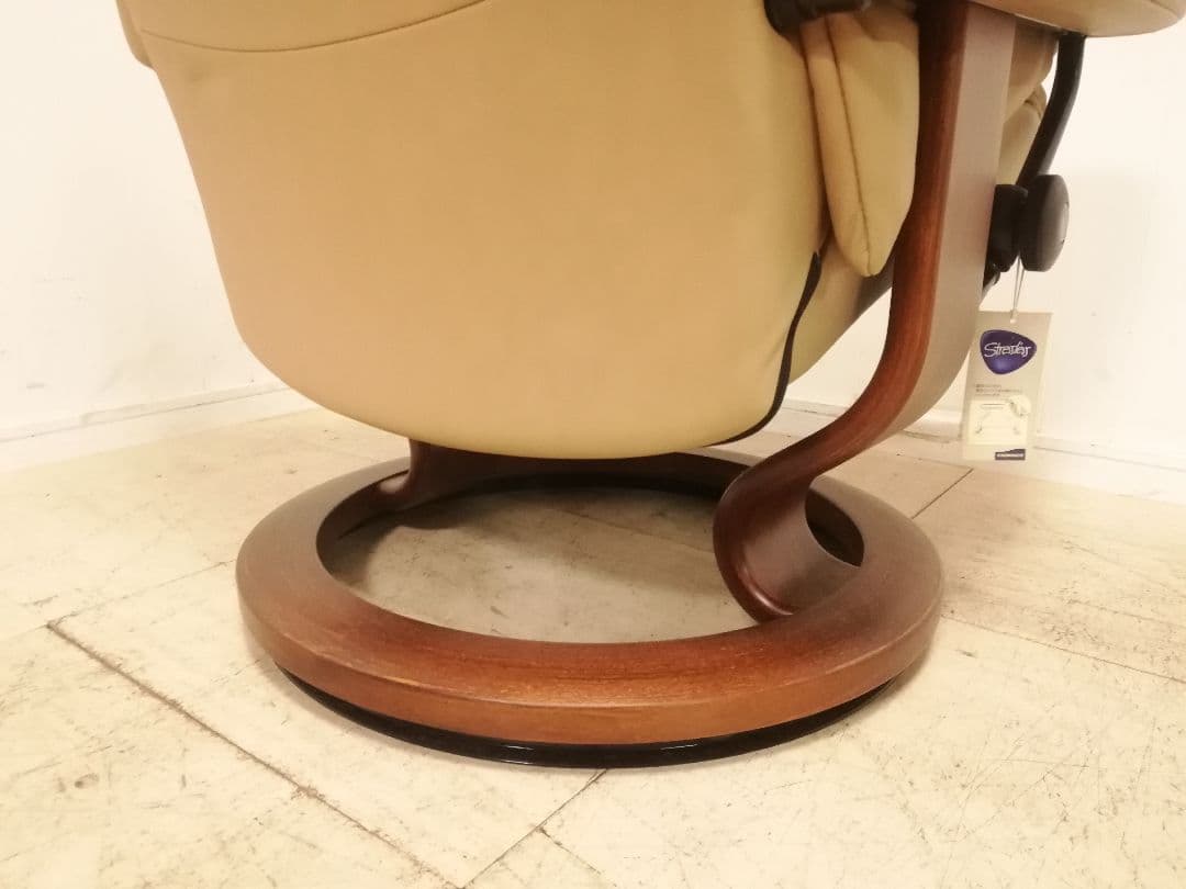 モデルルーム展示品 EKORNES ストレスレスチェア レノ（S） オットマン付