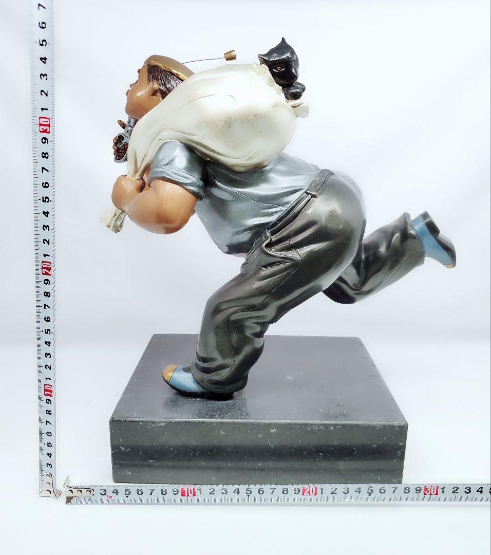 管JB 本物保証 ヒロヤマガタ ブロンズ 猫泥棒 Cat Burglar