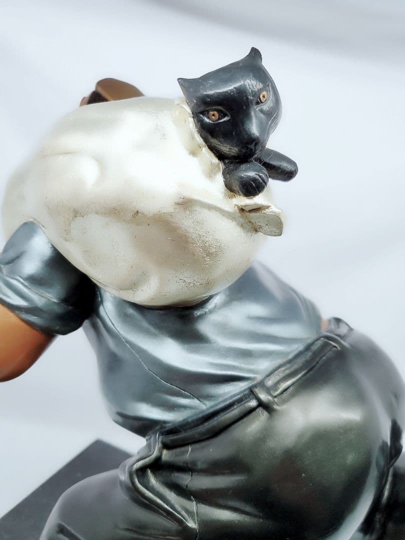 管JB 本物保証 ヒロヤマガタ ブロンズ 猫泥棒 Cat Burglar