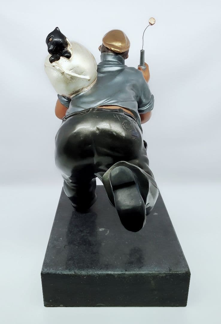 管JB 本物保証 ヒロヤマガタ ブロンズ 猫泥棒 Cat Burglar