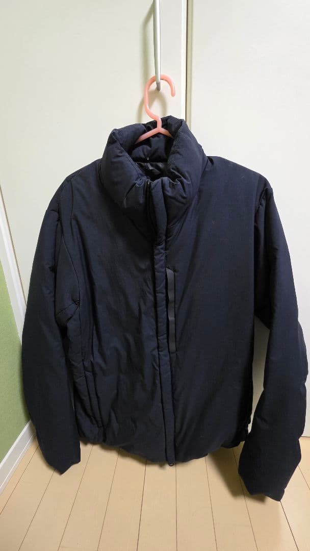 beauty&youth 小松ナイロンスタンドアライドダウンジャケット ブラック