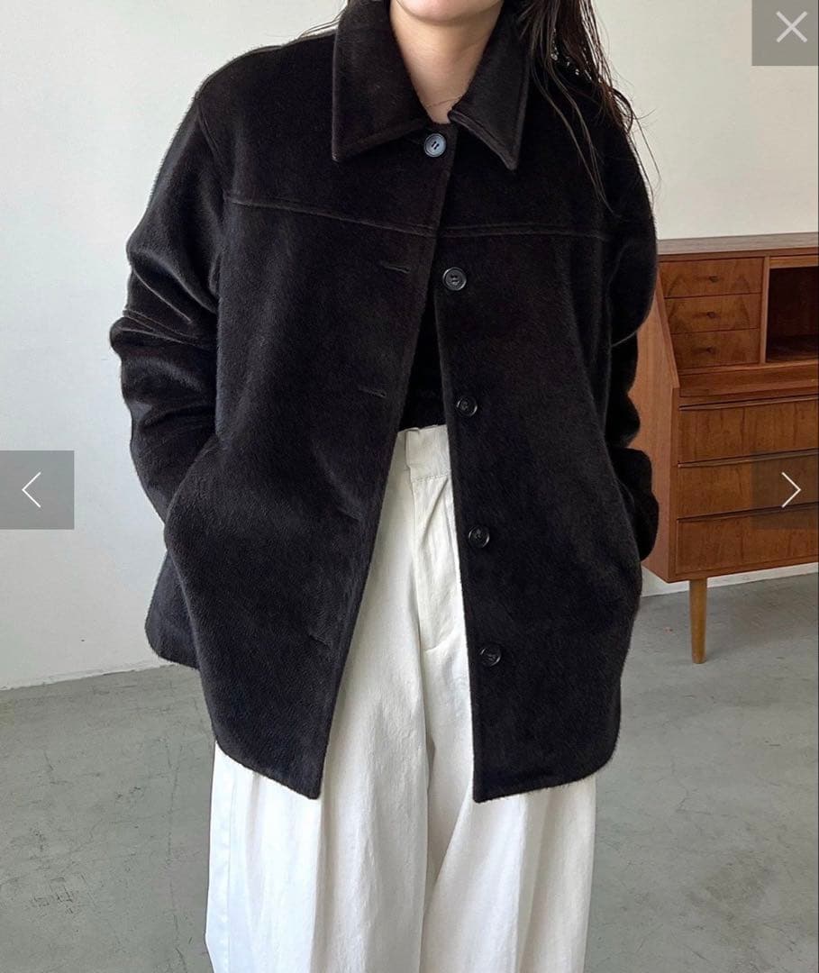 CAPRICIEUX LEMAGE ホースファーハーフコート