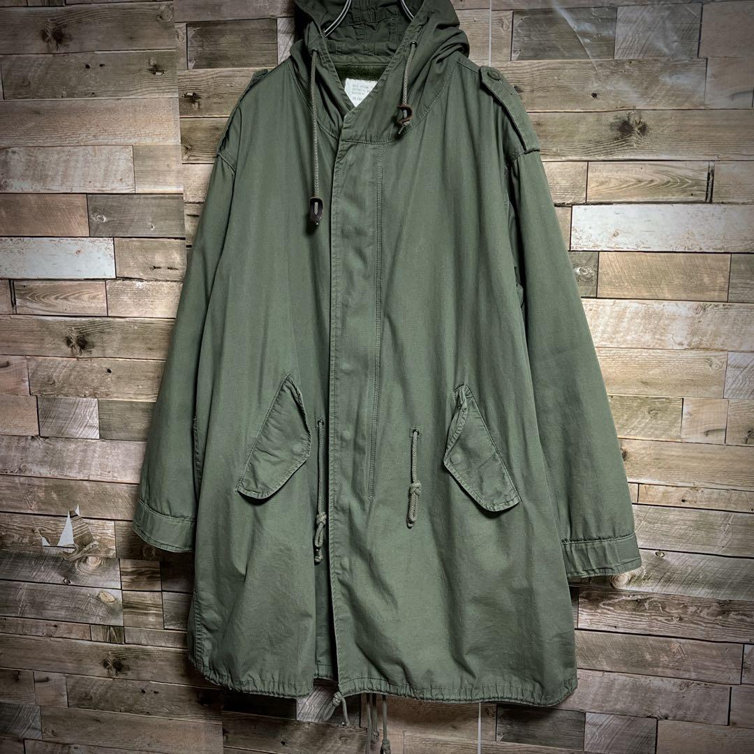 ファーライナー付き ヒューストン モッズコート M51 ミリタリー オリーブ