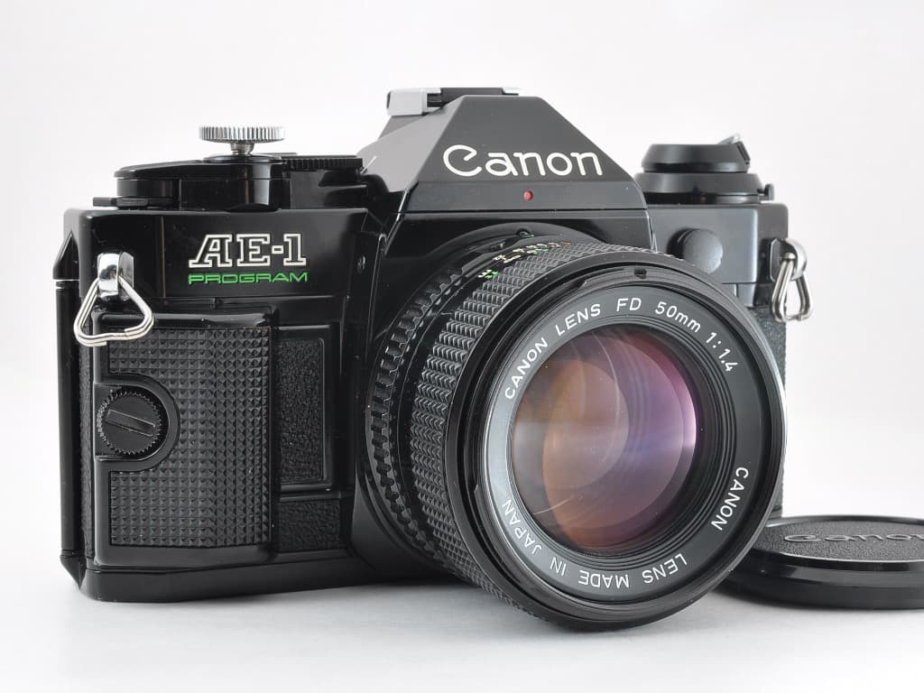 キヤノン AE-1 PROGRAM ブラック NFD 50mm f1.4 確認済
