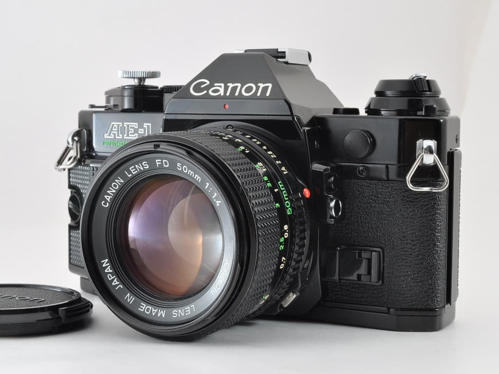 キヤノン AE-1 PROGRAM ブラック NFD 50mm f1.4 確認済