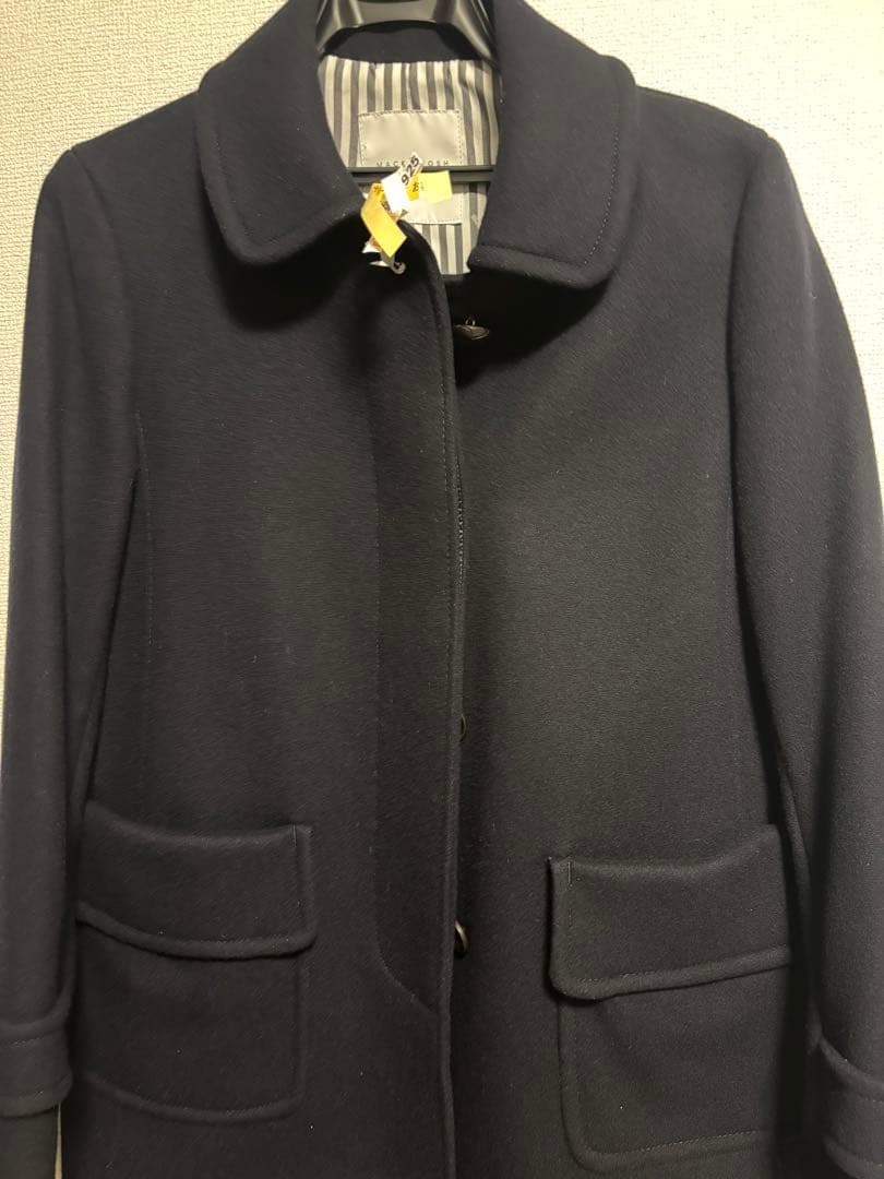 MACINTOSH PHILOSOPHY メルトンステンカラーコート　38