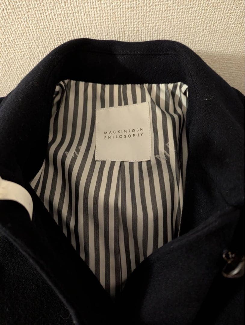 MACINTOSH PHILOSOPHY メルトンステンカラーコート　38