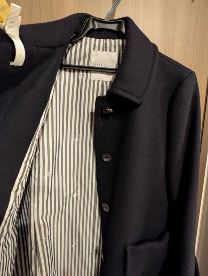 MACINTOSH PHILOSOPHY メルトンステンカラーコート　38