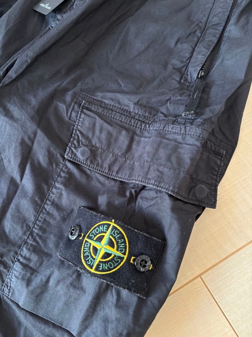 Stone  ブラックカーゴパンツ