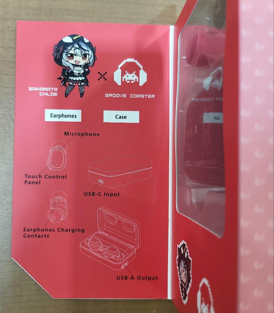 新品未開封 沙花叉クロヱ　ワイヤレスイヤホン