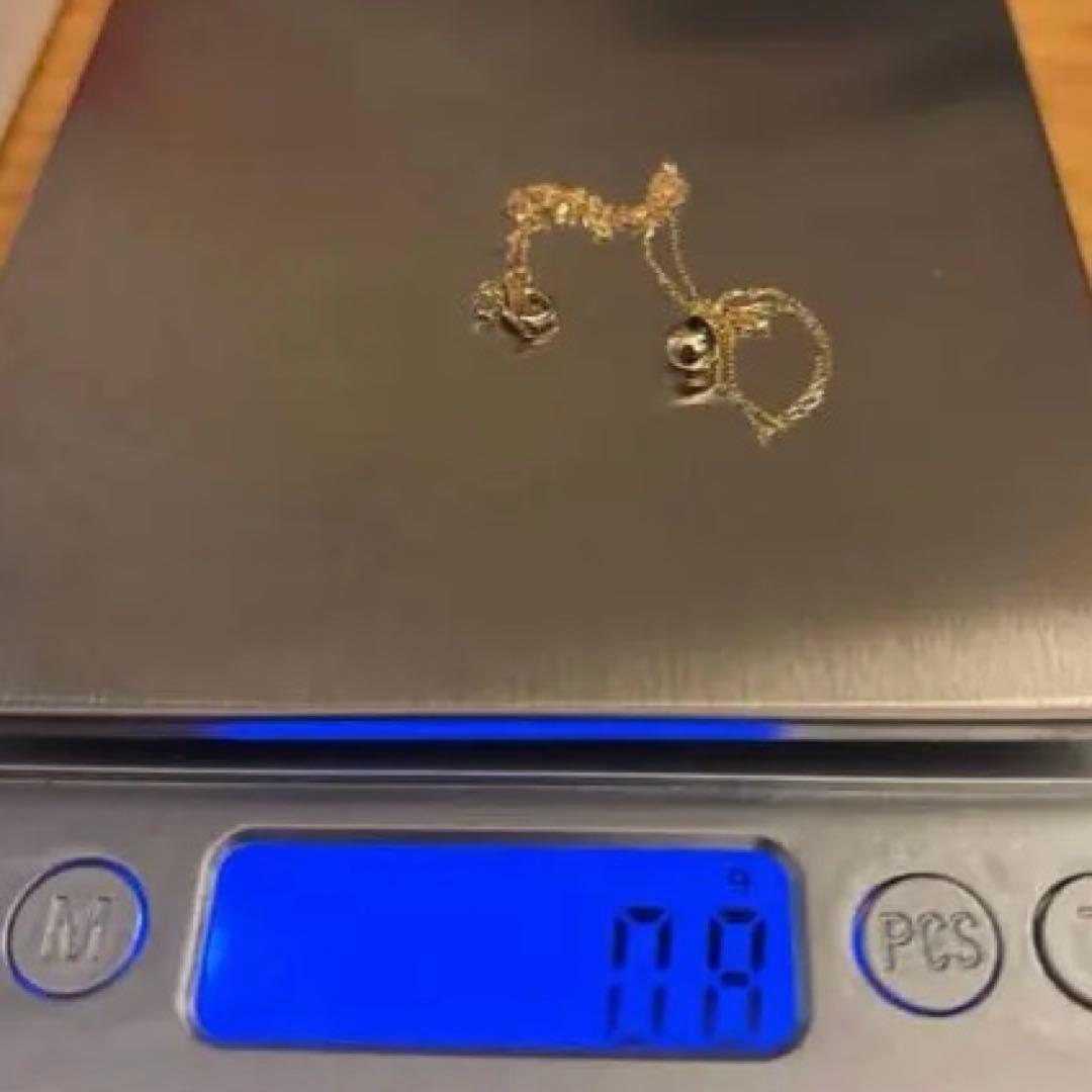 K18YG しずくネックレス