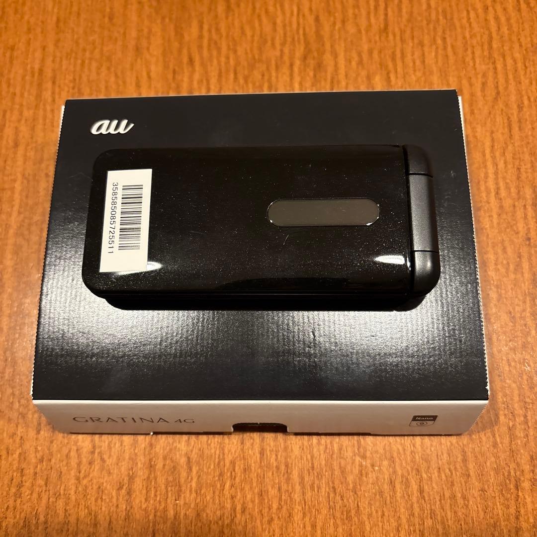 au GRATINA 4G KYF31 ブラック 新品未使用　SIMロック解除済