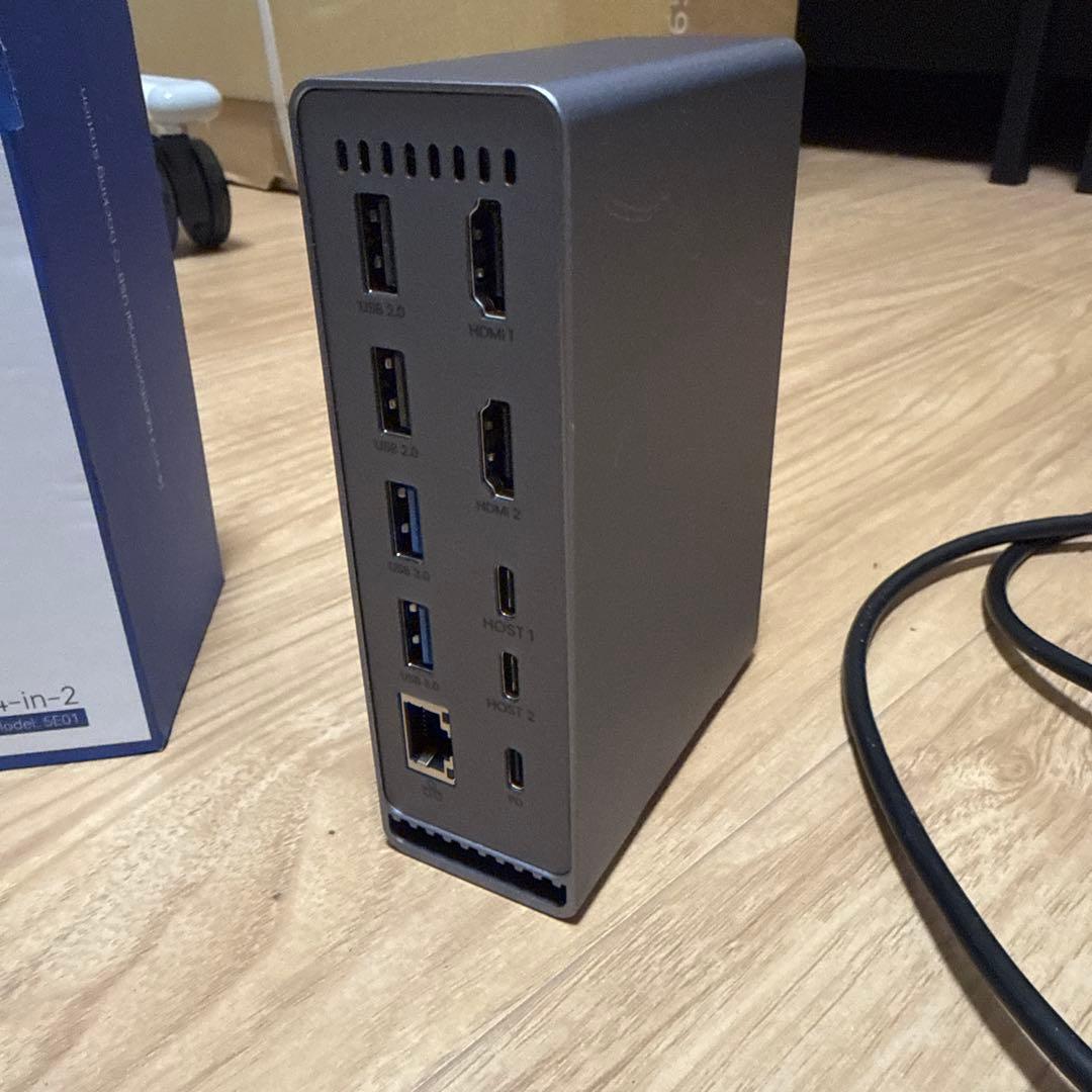 ⚡️GIISSMO 14-IN-2 ドッキングステーション モデル：5E01