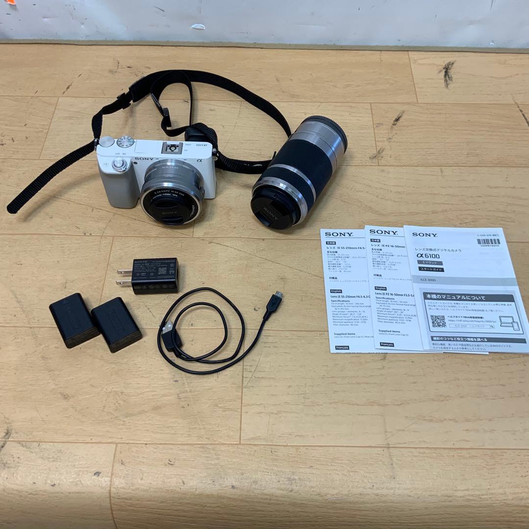 七*瀬様 ソニー　レンズ交換式デジタルカメラ　α6100 レンズセット